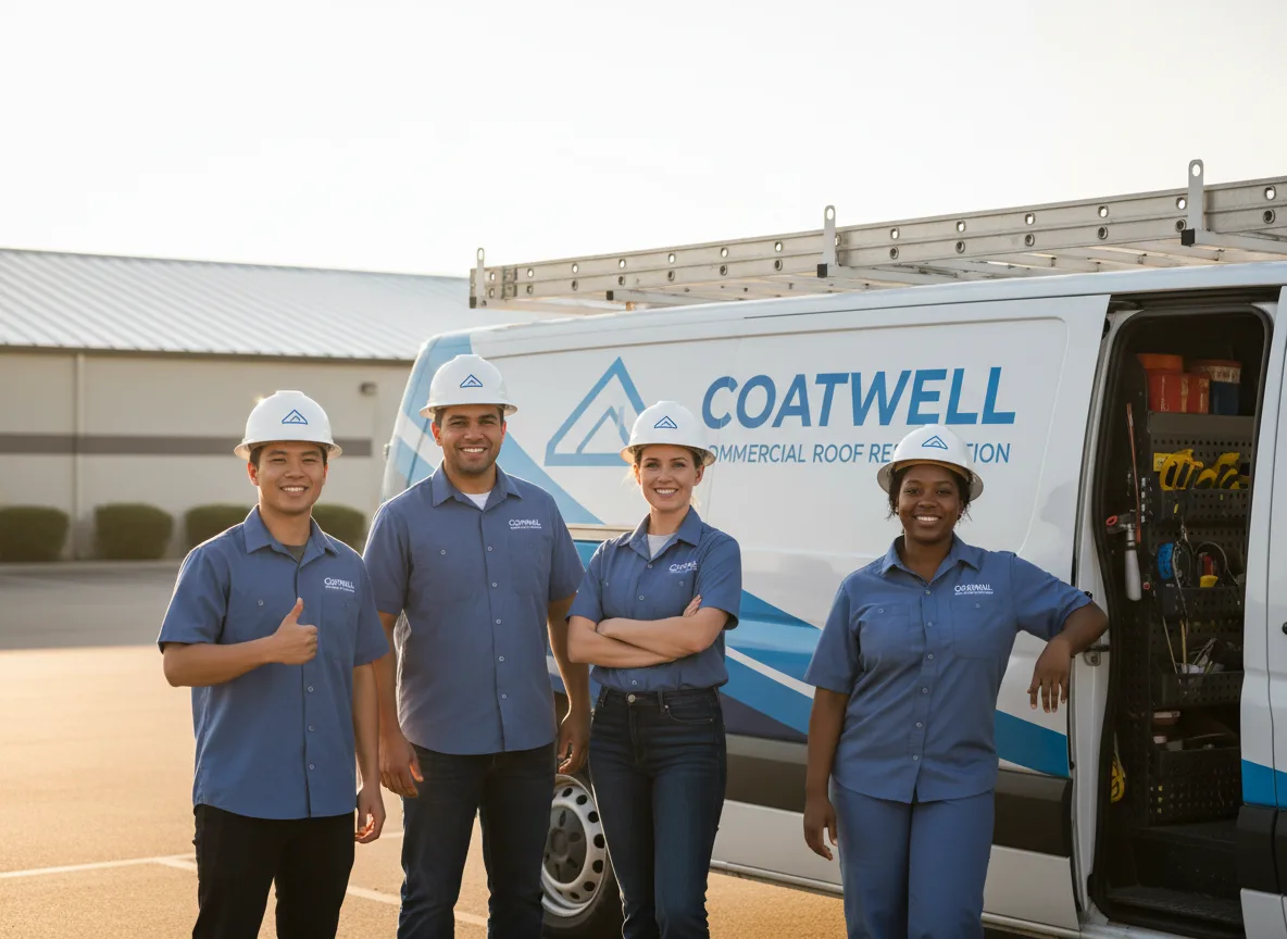Commercial roof coating company in Hockley, TX